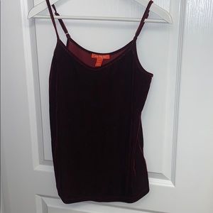 Velvet tank top